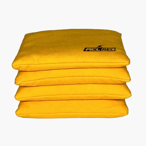 Yellow cornhole bags bean bag ACL REC Standard