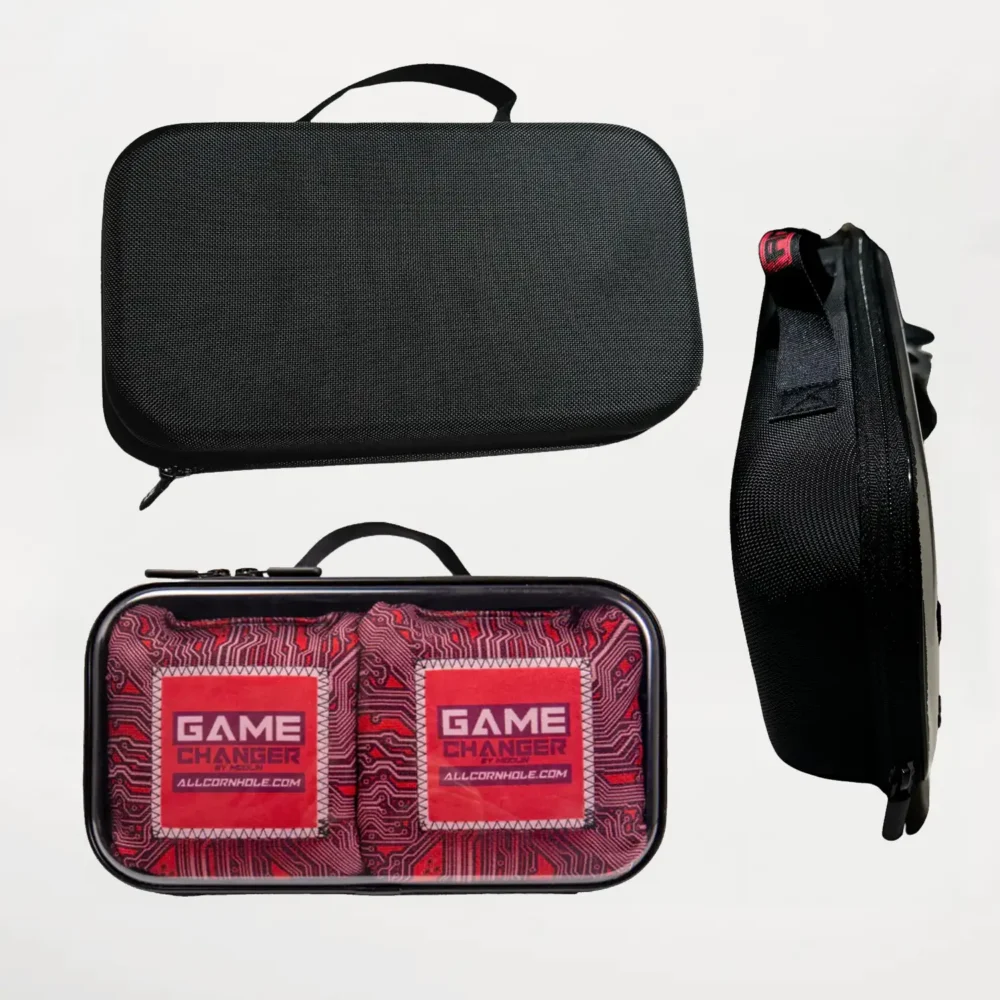 Carrying bag and case for cornhole bags