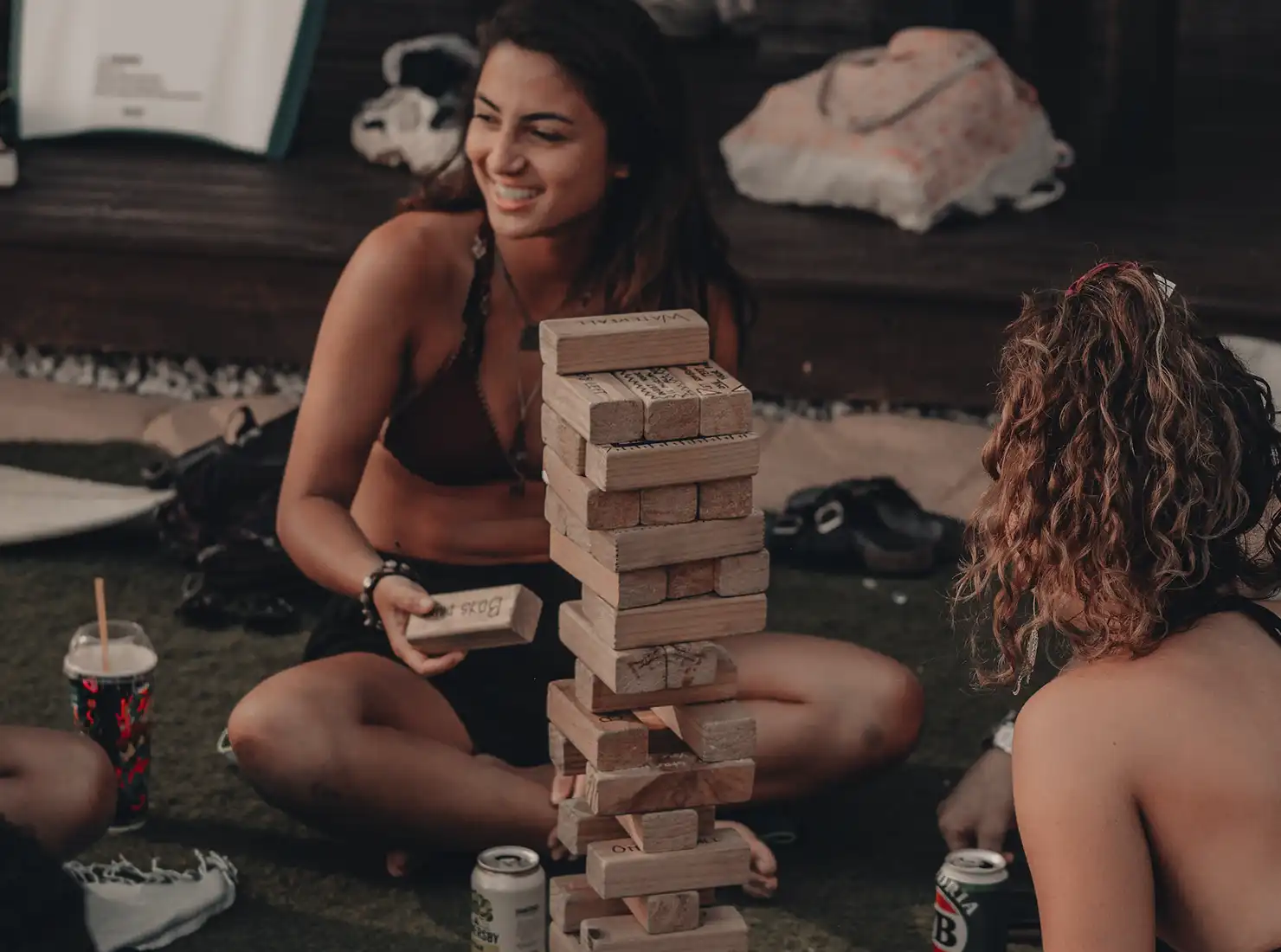 Jenga Giant - best outdoor games for your backyard