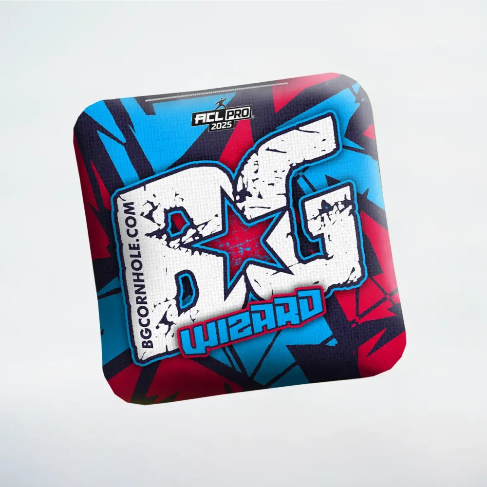 BG Wizard Azul:Rojo ACL PRO Cornhole bolsas