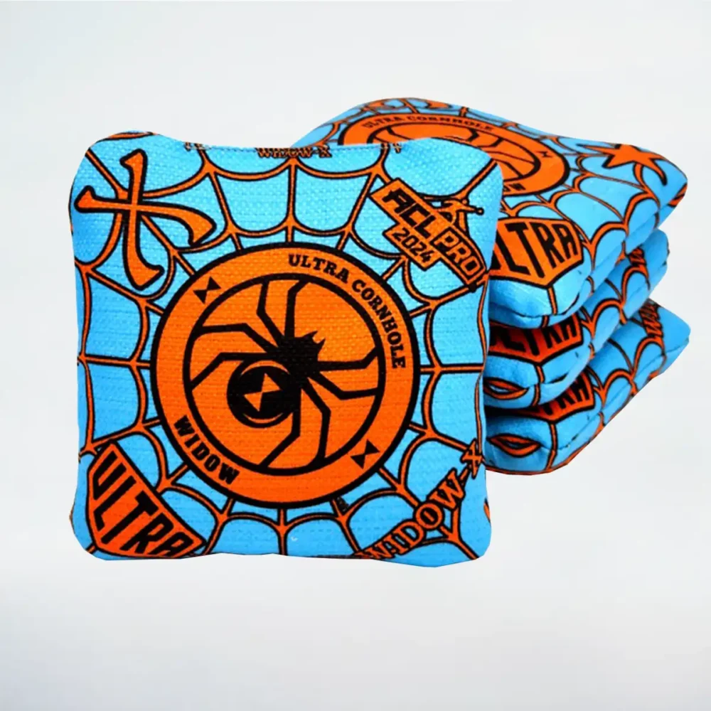 Ultra Widow X Azul claro:Naranja ACL PRO Cornhole bolsas